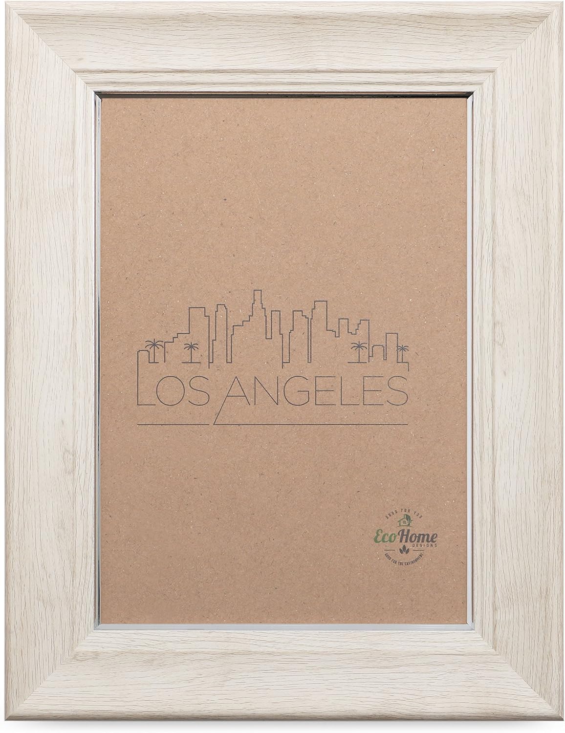 Picture Frame 4x6 - Ivory Silver Photo Frames by EcoHome