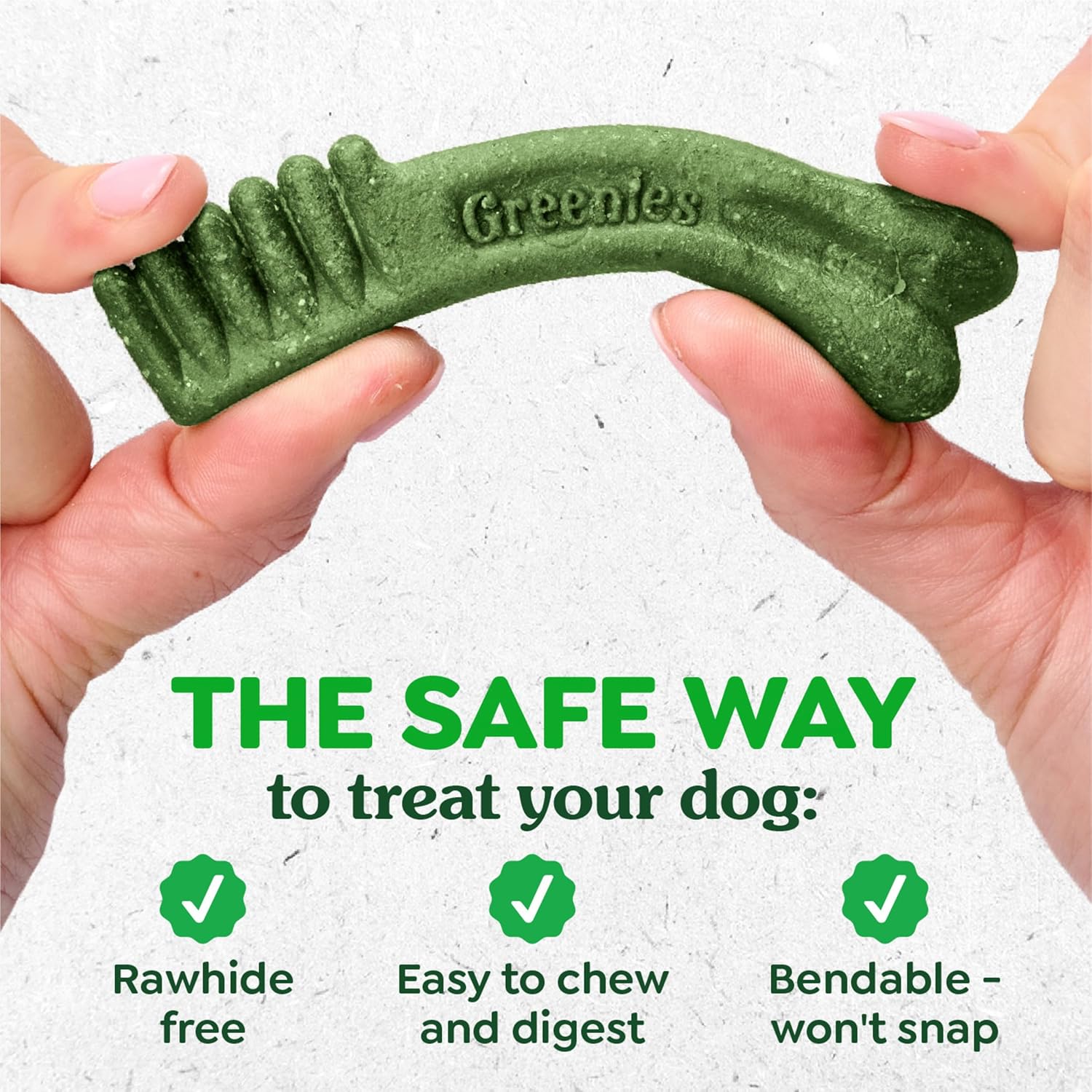 Greenies Veterinarian-Recommended Natural Dental Dog Treats Teenie Size, Original Flavor, 18 oz. Pack, 65 Count