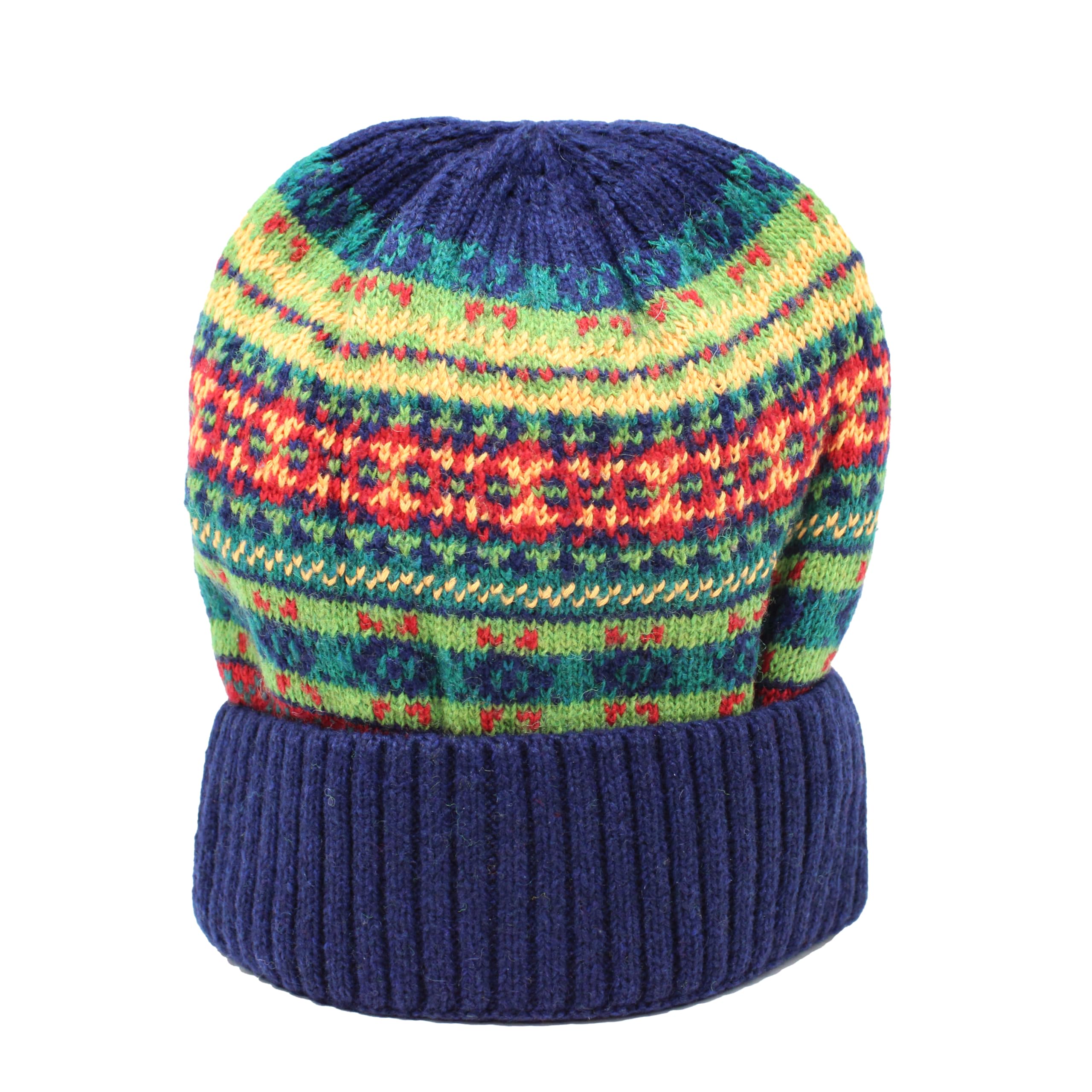 Joya socks Multicoloured Woolly Hat Unisex Mens Ladies Winter Warm Fleece Lined Beanie