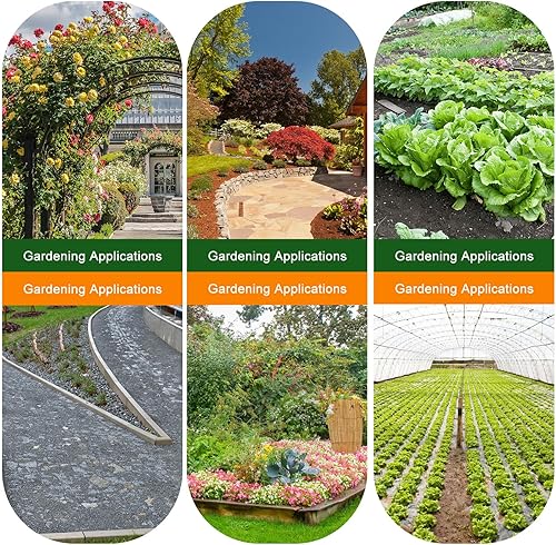 Miniatura 7 de Tela de jardín resistente para malas hierbas, barrera contra malas hierbas, bloqueador de malezas para tela de paisajismo, tela geotextil para