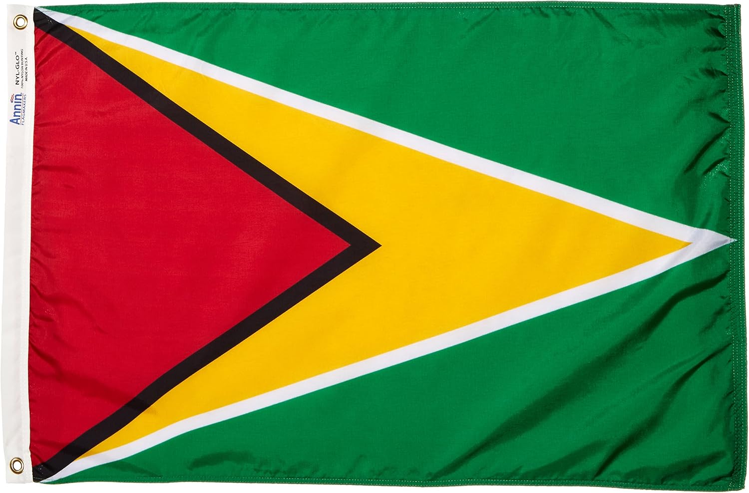 Annin Flagmakers Guyana Flag USA-Made to Official United Nations Design Specifications, 3 x 5 Feet (Model 193305)