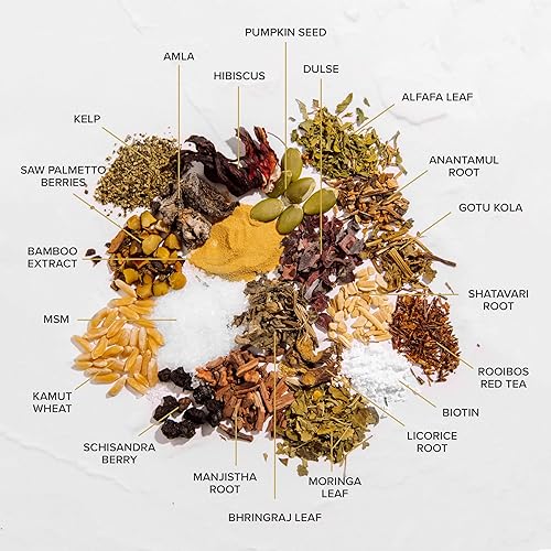 Miniatura 2 de Shedavi Vitaminas naturales icónicas para el cabello para un crecimiento rápido del cabello, suplementos puros para el cabello formulados con