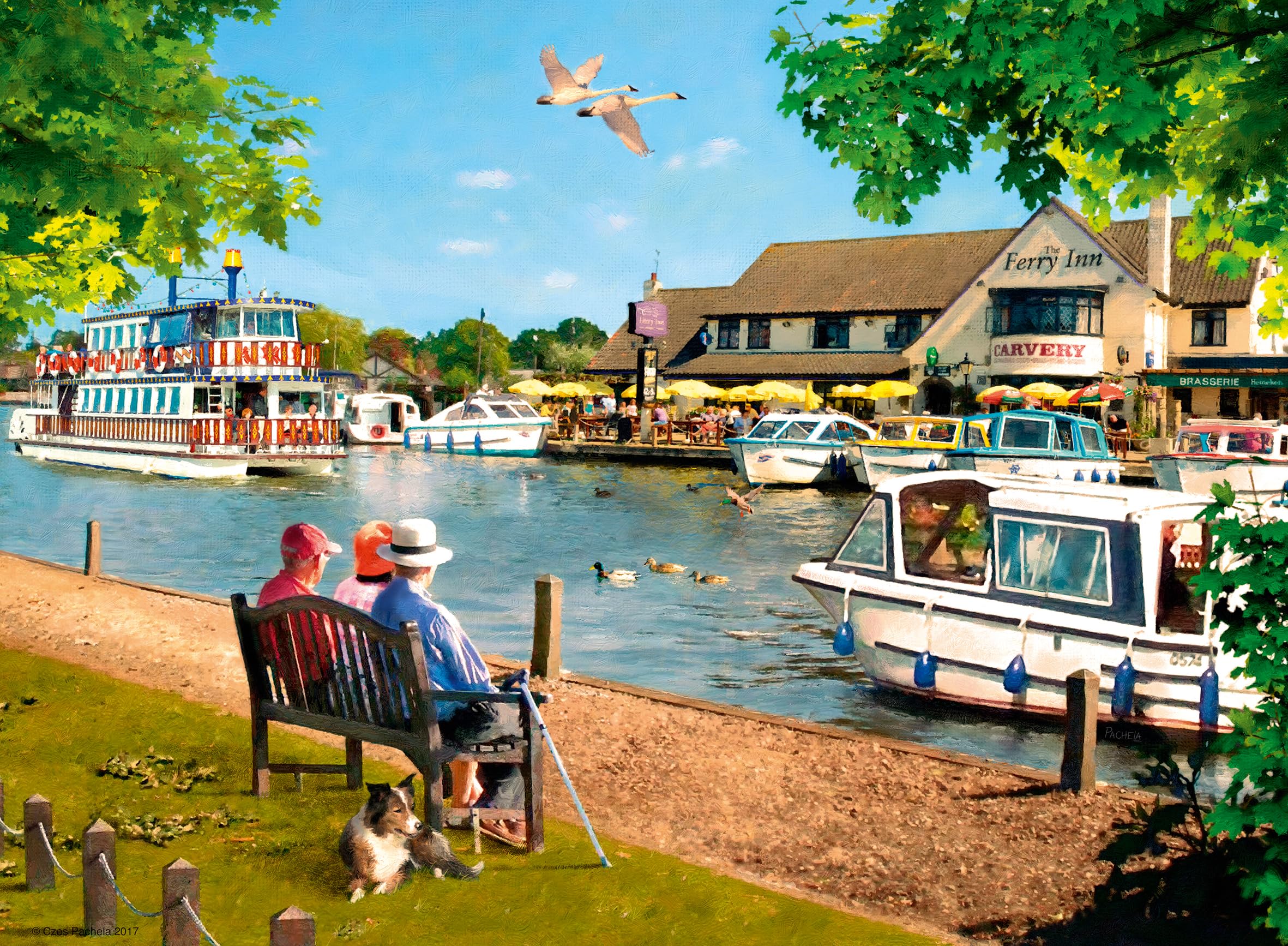 Ravensburger Picturesque Landscapes No.2 Norfolk Cromer & Horning 2x 500 Piece Jigsaw Puzzle for Adults and Kids Age 10 Years Up