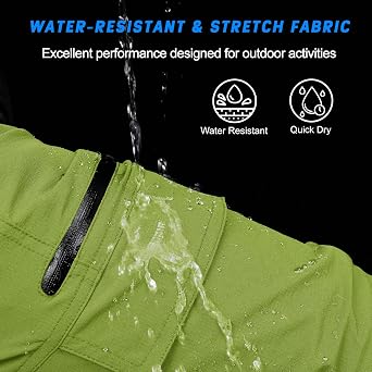 MAGCOMSEN Men's Hiking Cargo Shorts 9 Quick Dry Lightweight Summer Casual Shorts for Men Work Golf Outdoor 5 Pockets
