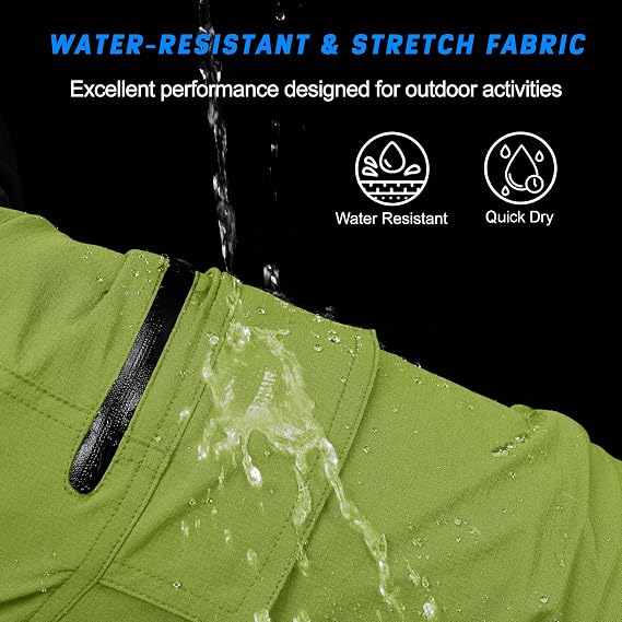 MAGCOMSEN Men's Hiking Cargo Shorts 9 Quick Dry Lightweight Summer Casual Shorts for Men Work Golf Outdoor 5 Pockets