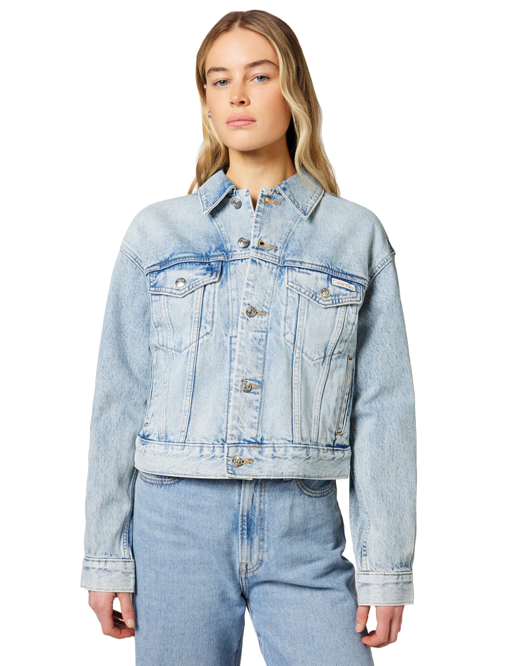 Calvin Klein Damen 90s Trucker Lafayette Lv047c791g Jacken