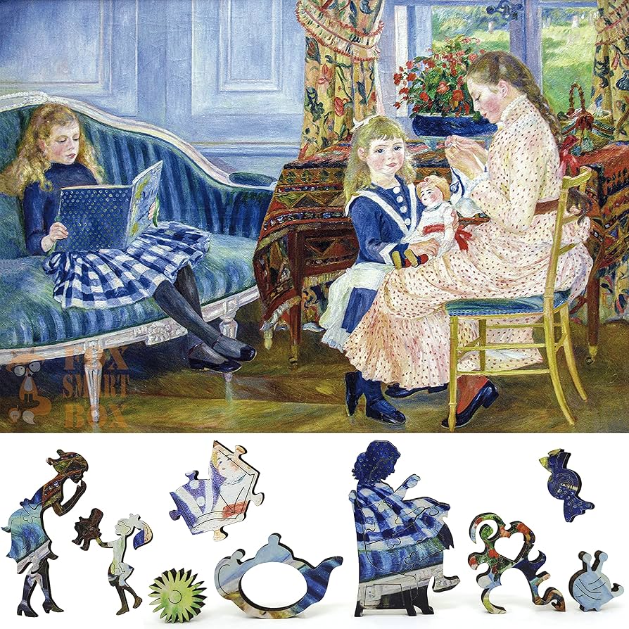 Amazon | FoxSmartBox 木製ジグソーパズル 大人用 ユニークな形