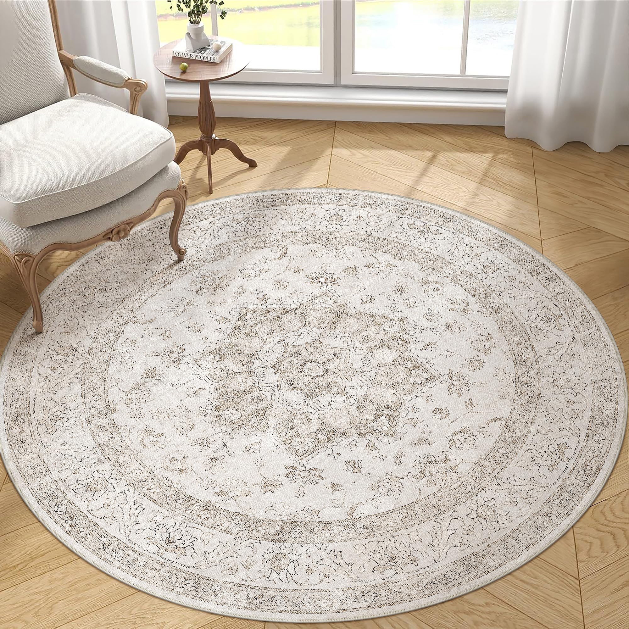 PureCozy Vintage Teppich Waschbarer Carpet Weich