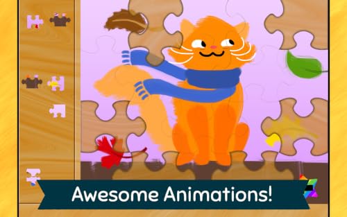 Des Puzzles Consacrés aux Climat pour les Tout-petits et des Jeux Educatifs pour les Enfants ! Des activités éducatives consacrées aux saisons et au climat, le beau temps et le mauvais ! - Version éducation – vue 5