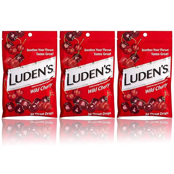 Luden's Wild Cherry Gotas para la garganta para la tos
