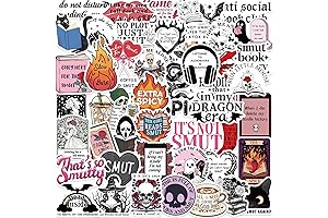 50PCS Waterproof Smut Stickers for Kindle Reading Booktok