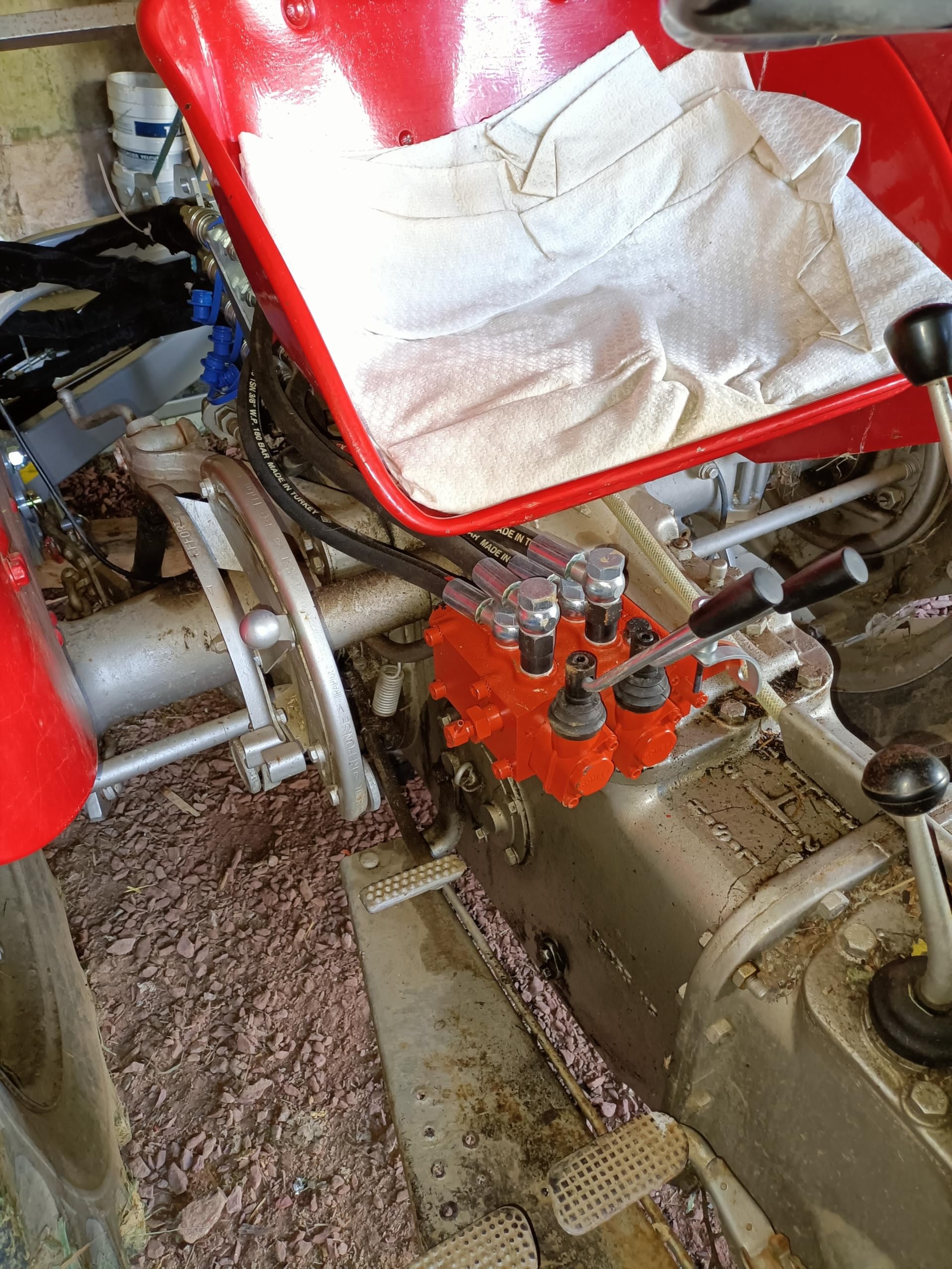Kit de Válvula Remota Hidráulica Trasera para Massey Ferguson MF 135 150 230 231 240 245 250 253