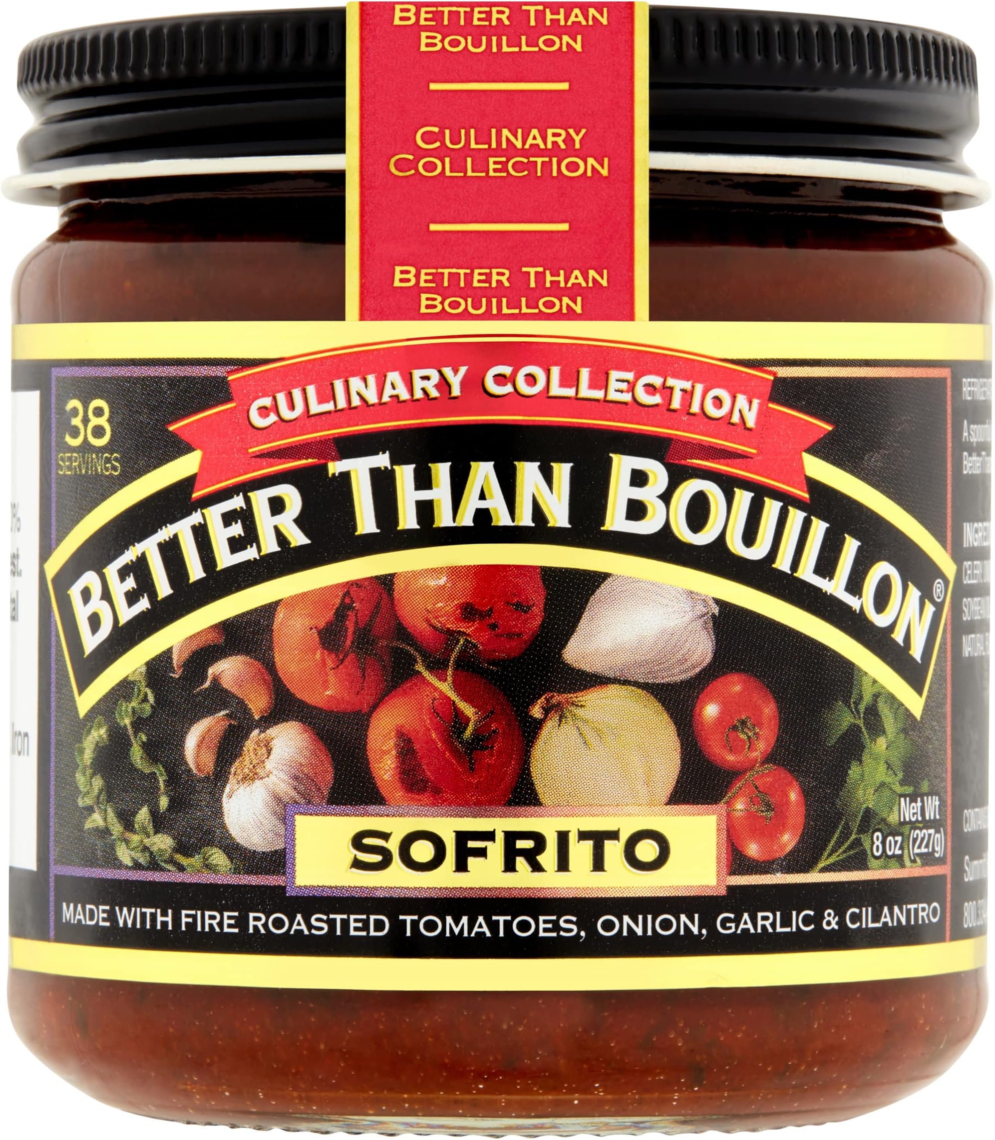 Culinary Collection Base, Sofrito Base, Contains 38 Servings Per Jar, 8-Ounce Glass Jar (Pack of 1)