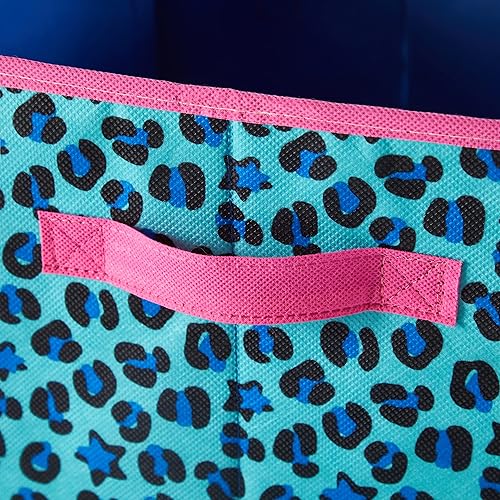 Miniatura 90 de Idea Nuova Disney Minnie Mouse - Juego de dos espaciosos cubos de almacenamiento plegables, 10 x 10 pulgadas, Minnie Mouse / rosa Tiburón bebé,Baby