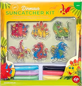 IS Gift Make Your Own Dinosaurs Suncatcher Kit : Amazon.com.au: Toys