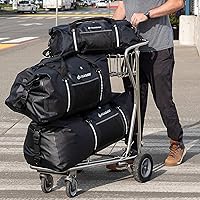 Vista 5 de AquaQuest Bolsa de lona blanca 100% impermeable, resistente, versátil y cómoda Bolsa protectora duradera para viajes, deportes, motocicleta