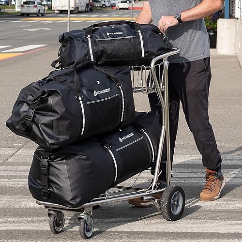 Miniatura 5 de AquaQuest Bolsa de lona blanca  100% impermeable, resistente, versátil y cómoda  Bolsa protectora duradera para viajes, deportes, motocicleta,