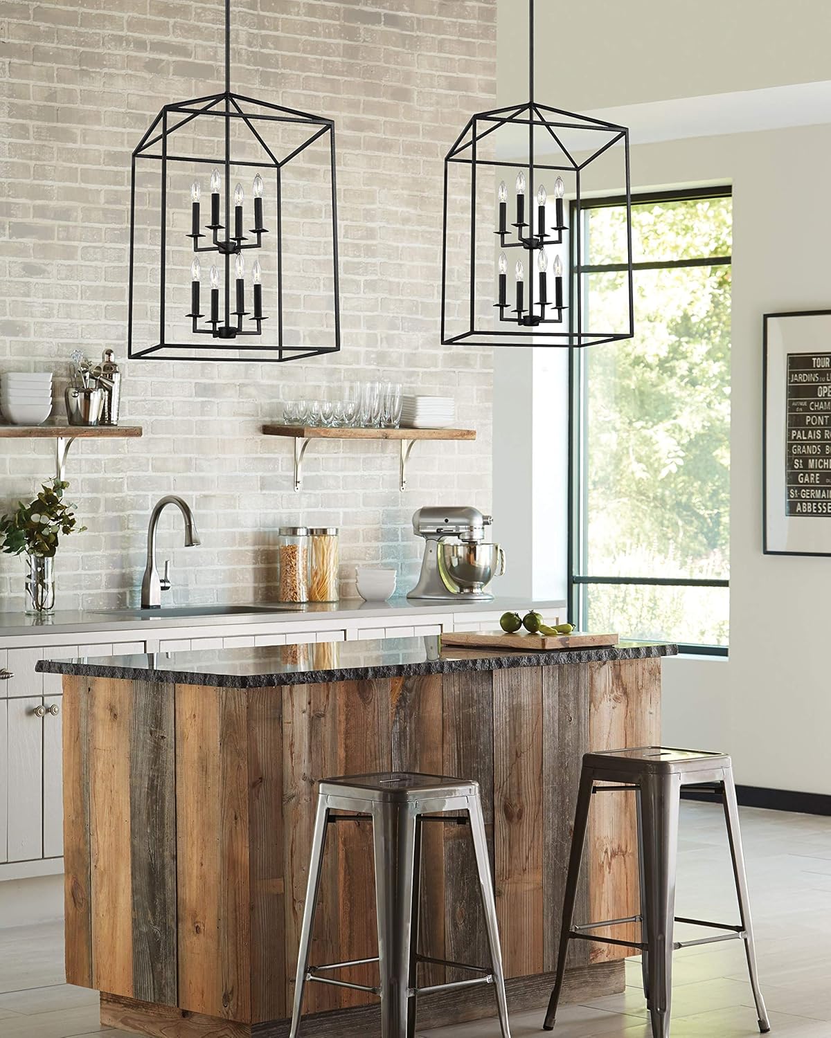 Flash Deals - 40% OFF Sea Gull Lighting 5115008-839 Perryton Eight-Light Hall / Foyer, Blacksmith Finish