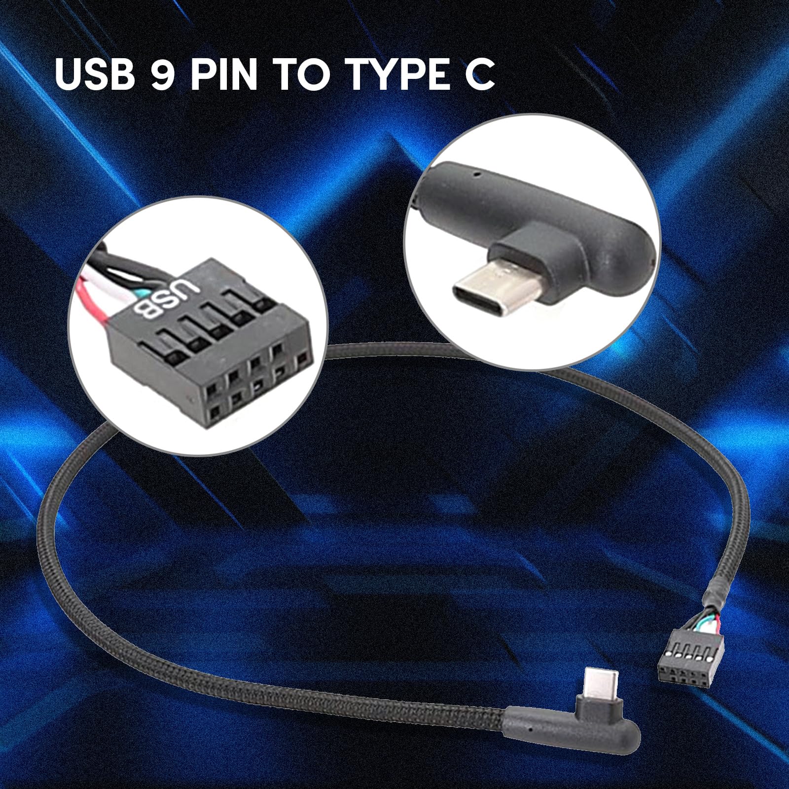 Amazon.co.jp: シールド付き USB 9 ピン - Type C データコード 最適な