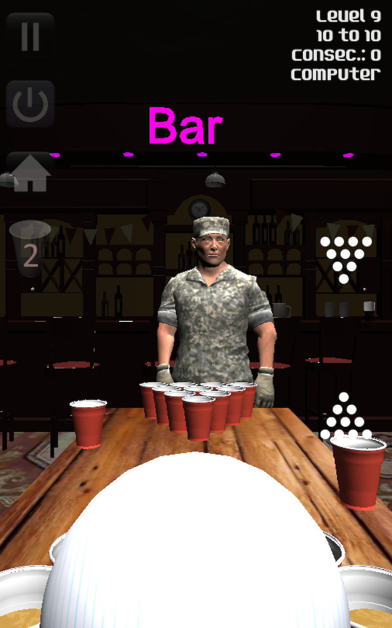 Virtual Beer Pong App on the Amazon Appstore