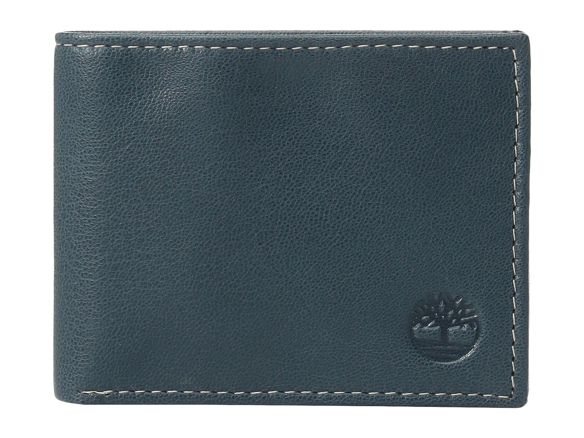 Men's Blix Slimfold Leather Wallet, Navy, One Size