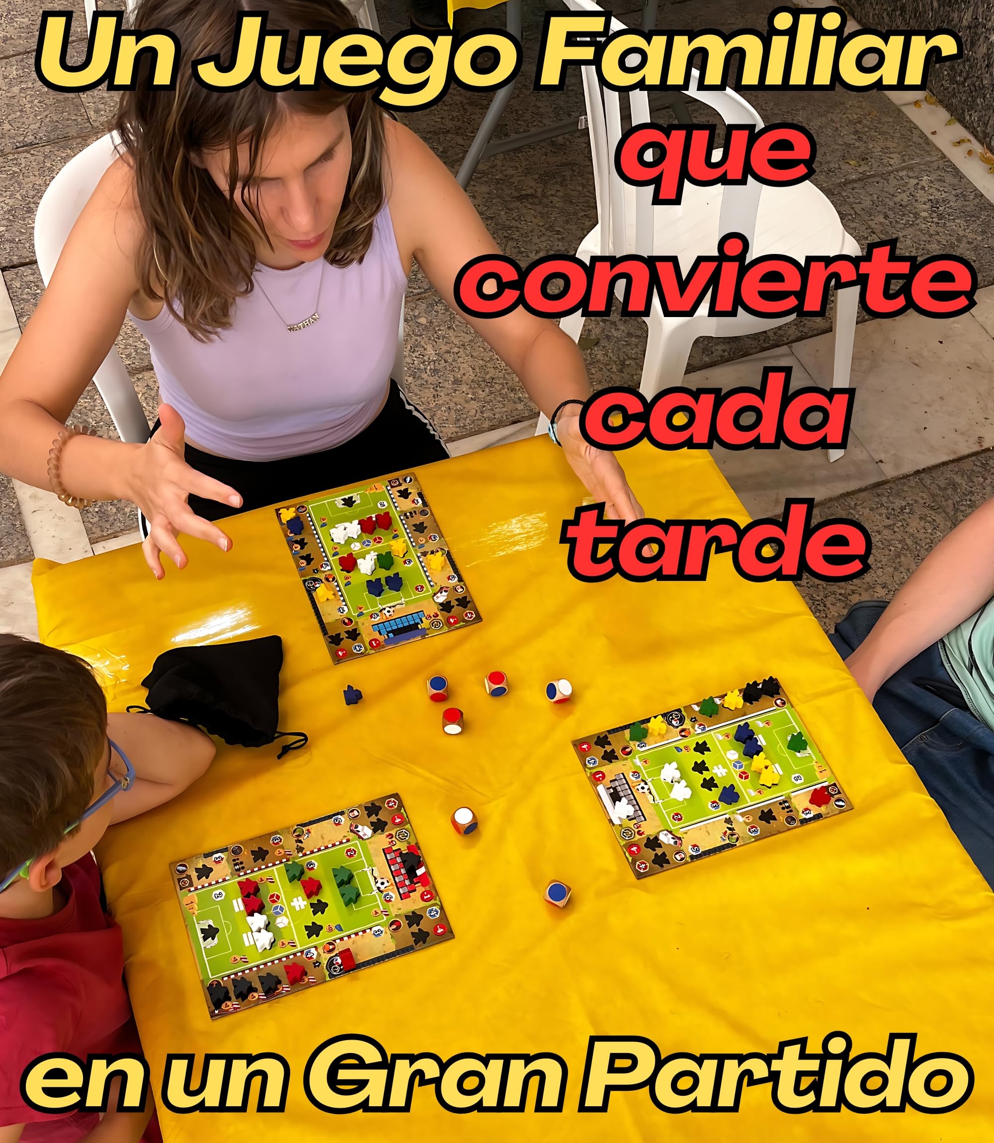Juegos de Mesa de Fútbol para Niños 7 8 9 10 11 12 Años - 2 a 4 Jugadores - ¡Reta a Tus Amigos a Competir! – Regalo Futbol Niños y Niñas Ideal para Cumpleaños - Muy Divertido y Entretenido