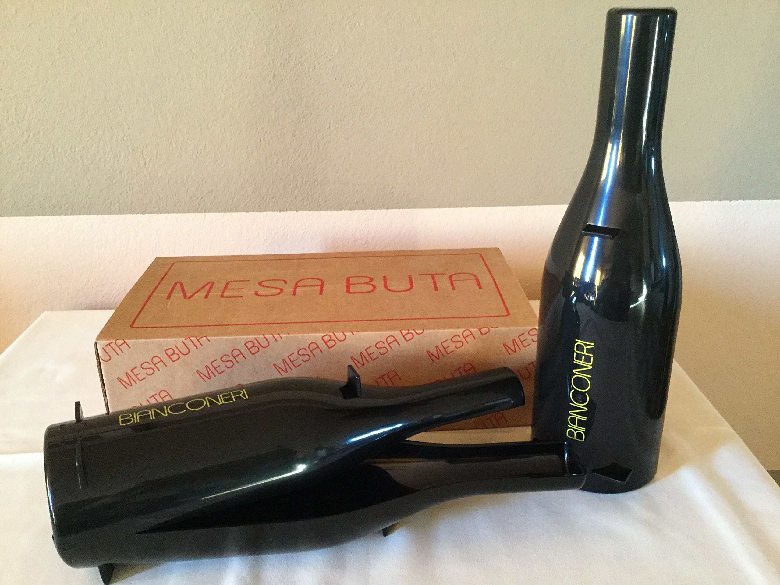 Service assiettes haut de gamme Mesa Busa lot de 3 pièces noir avec inscription