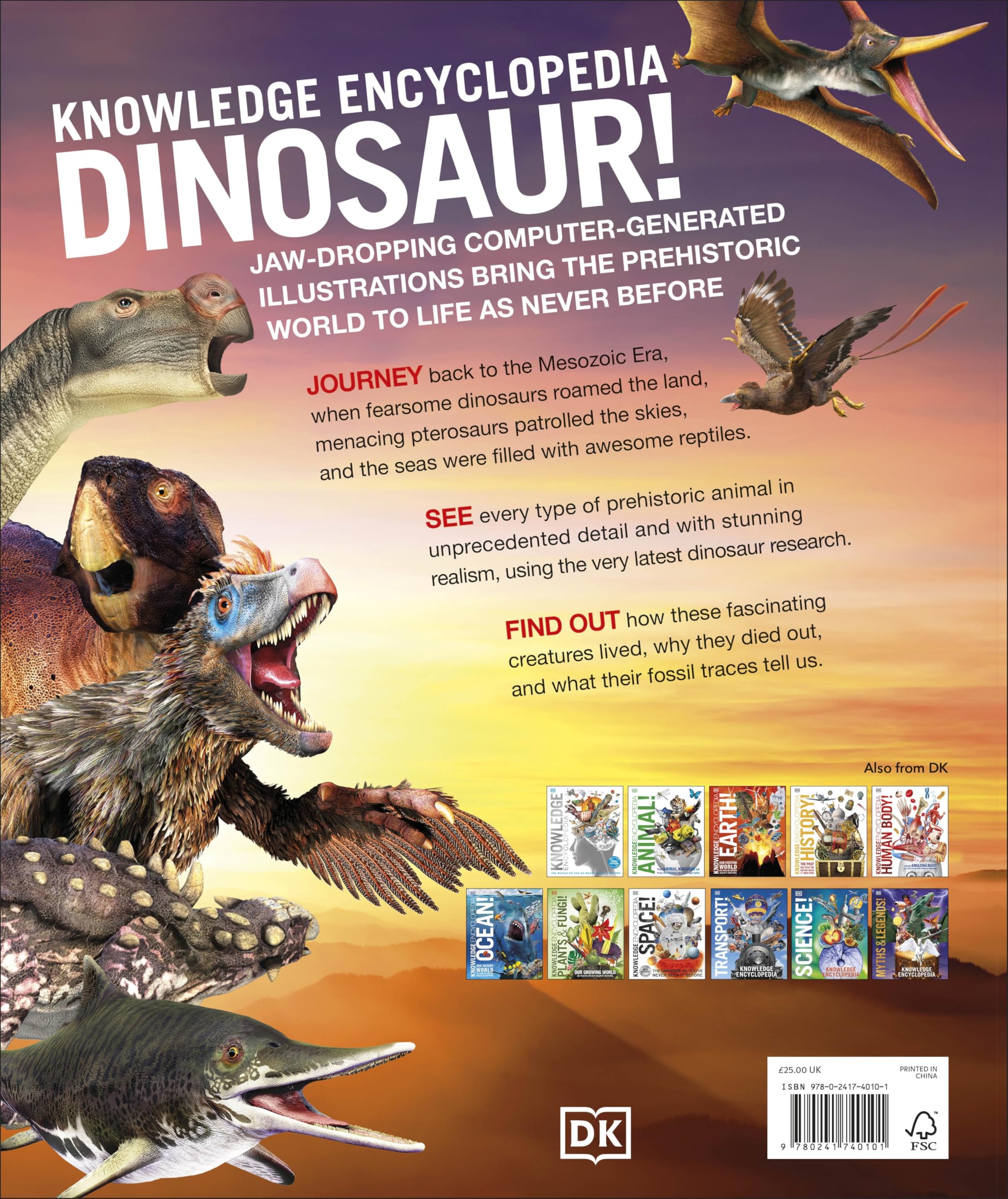 Knowledge Encyclopedia Dinosaur!: Over 60 Prehistoric Creatures as You've Never Seen Them Before (New Edition) (DK Knowledge Encyclopedias)