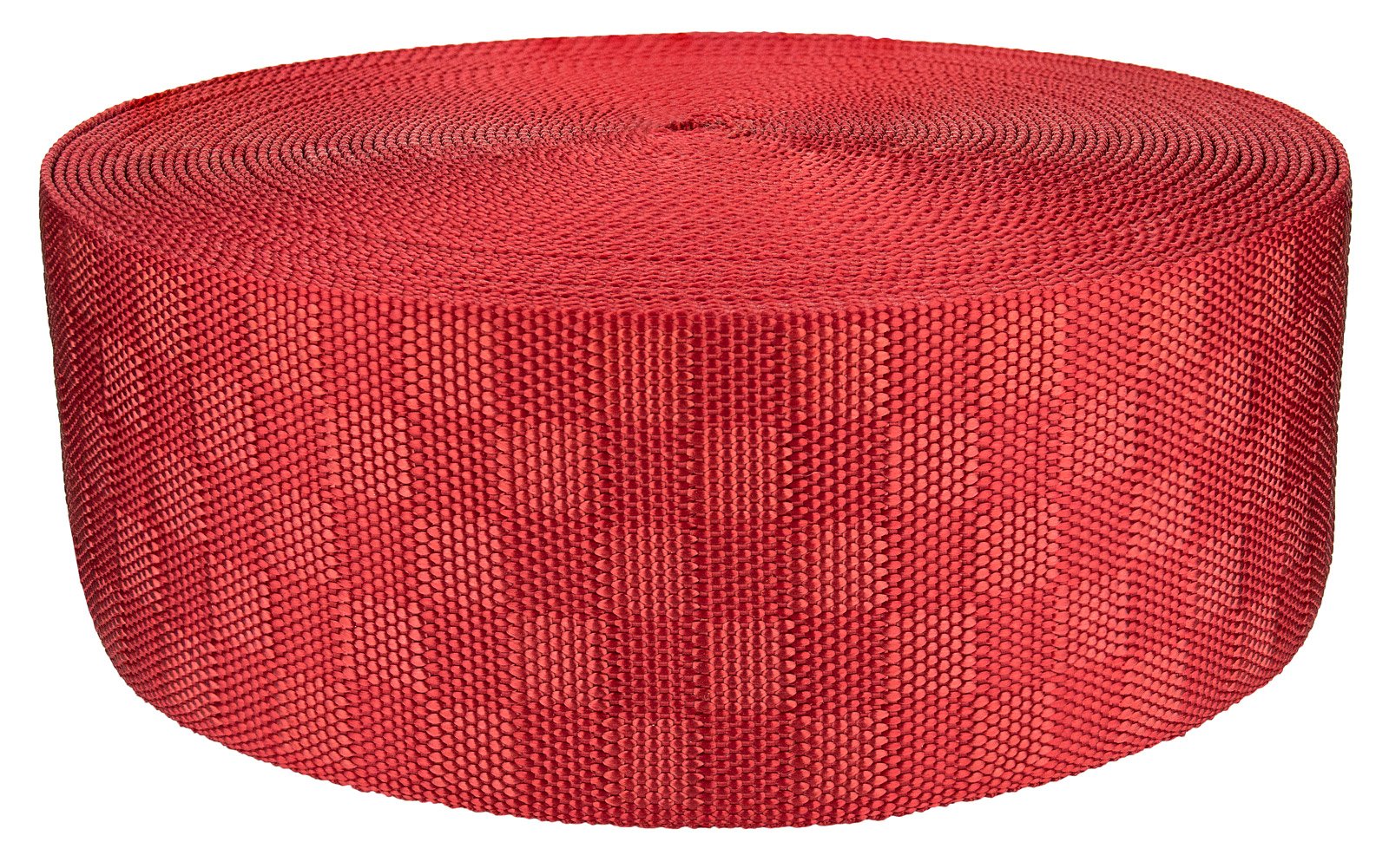 Country Brook Design 3 Inch Red Checkerboard Heavy Nylon Webbing Closeout, 10 Yards