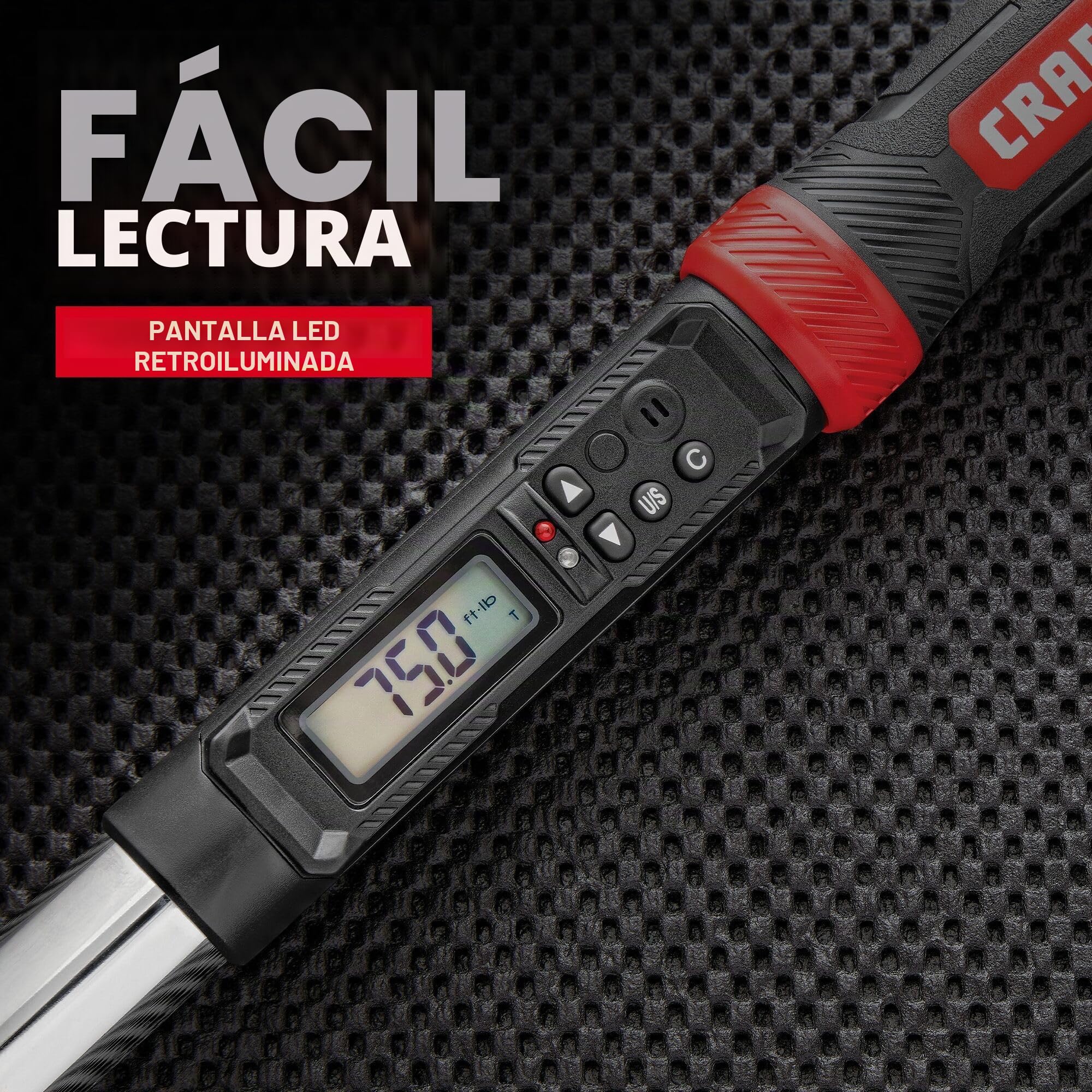 Craftsman Llave dinamométrica digital, SAE, 1/2 pulgada (CMMT99436)