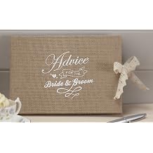 Ginger Ray Bride & Groom Advice Wedding Guest Book Vintage Affair