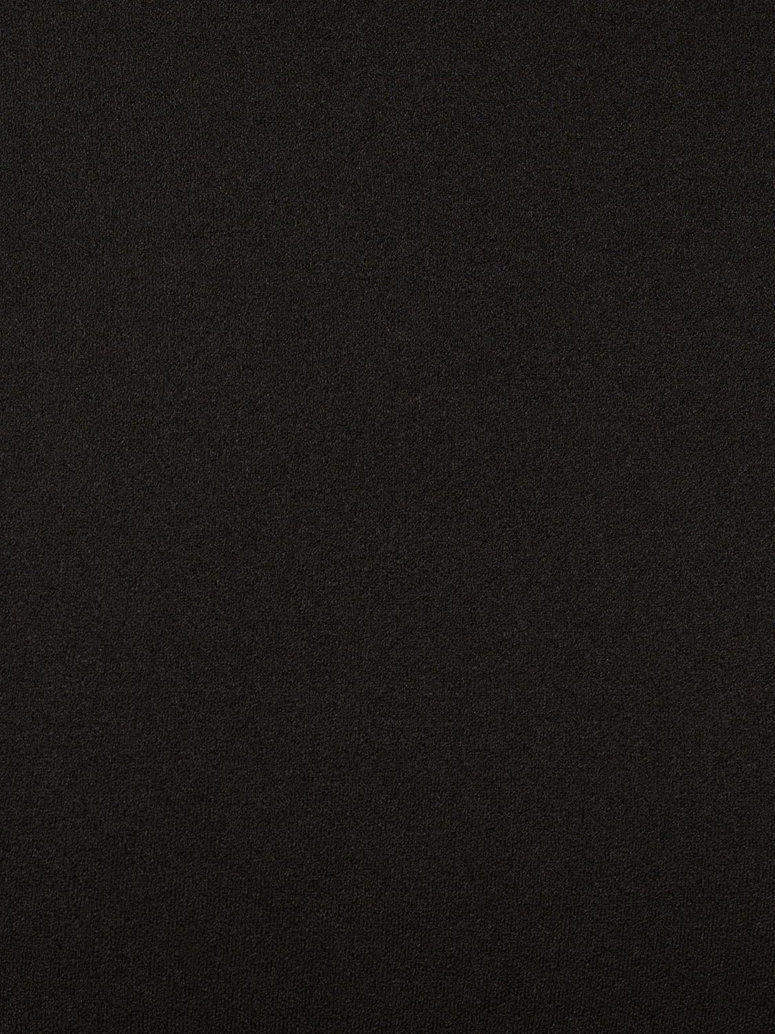 Adrianna Papell Womens Stretch Crepe Feather Dress - Image 3