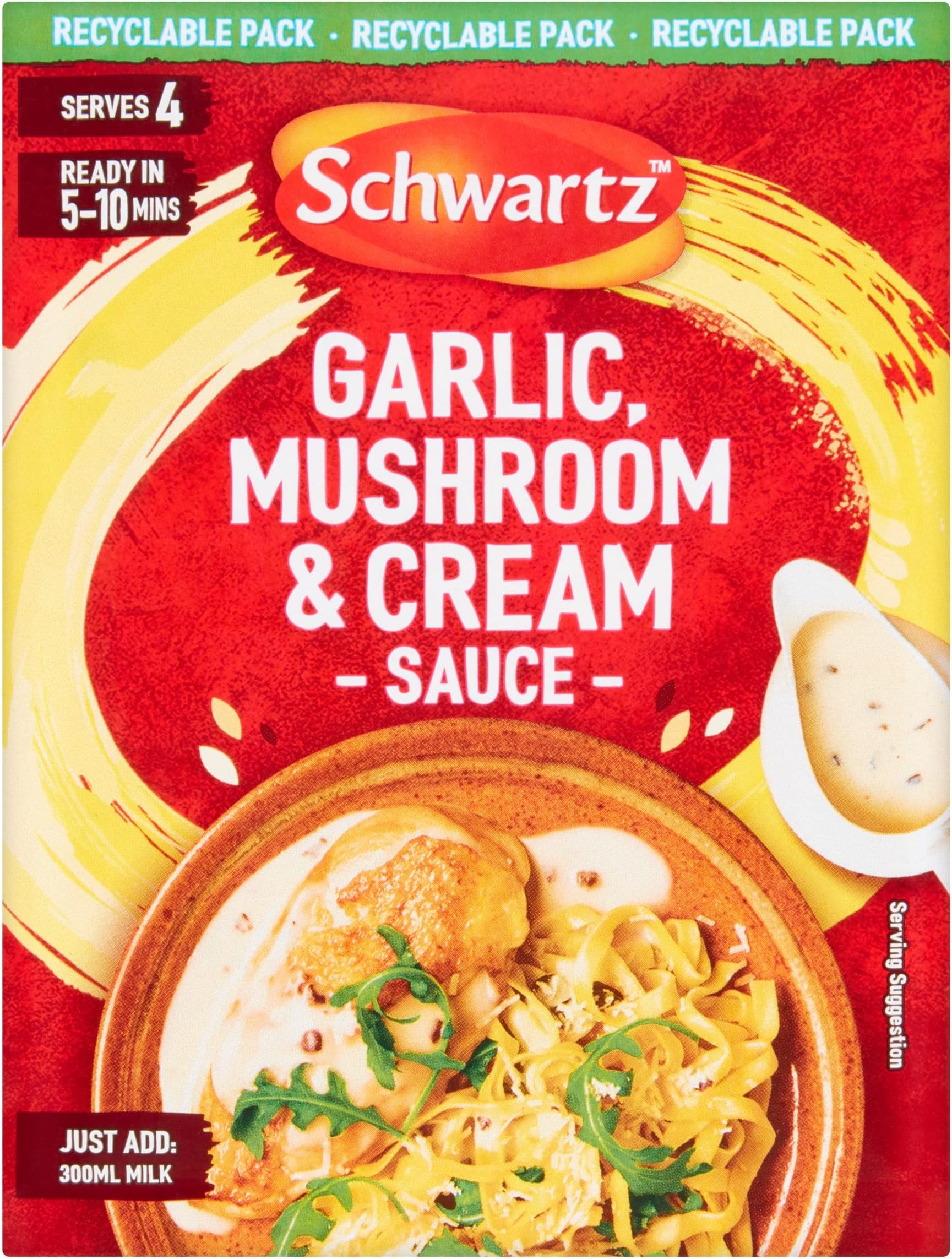 Garlic, Mushroom & Cream Sauce Mix, 26g