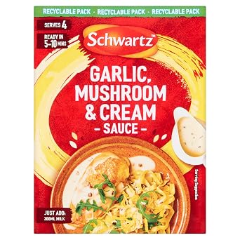 Schwartz Garlic Mushroom and Cream Sauce 26g