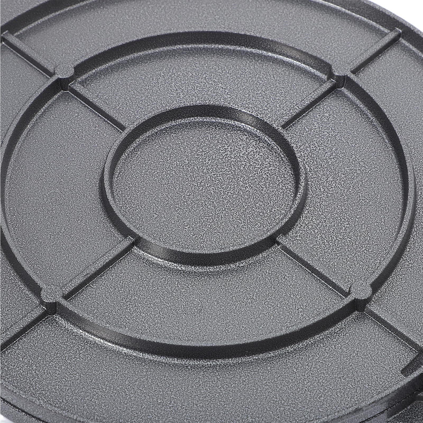 Pressa per Tortillas Rotonda in Lega di Alluminio Nera