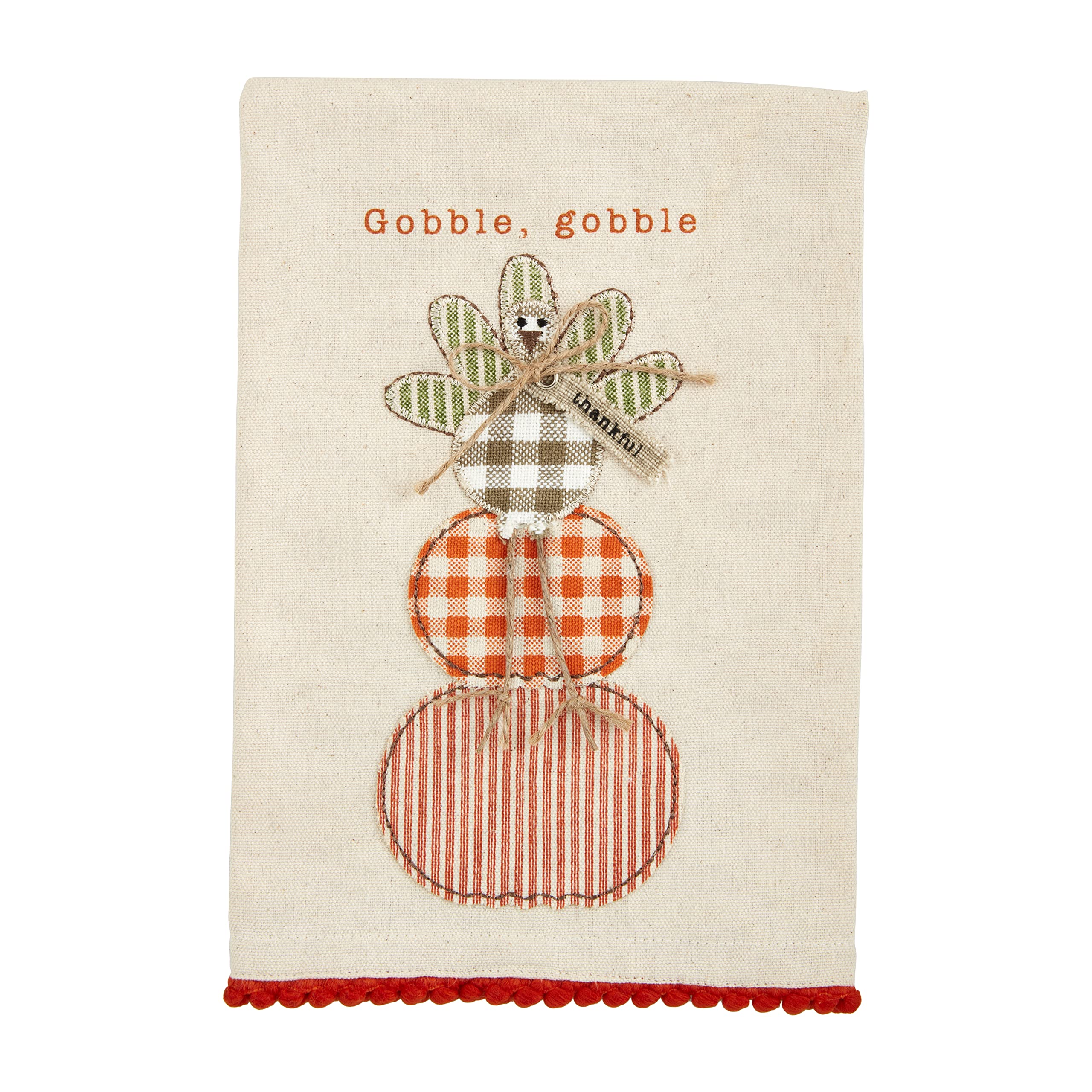 Serviette de toilette de Thanksgiving Gobble Mud Pie 53,3 x 35,6 cm pour maison et cuisine