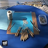 Vista 6 de Bobbin - Bobinas de encaje estilo danés de 12, 24, 50, bobinas para hacer encajes. 4.25 pulgadas de largo. Hecho de madera dura natural. Colección