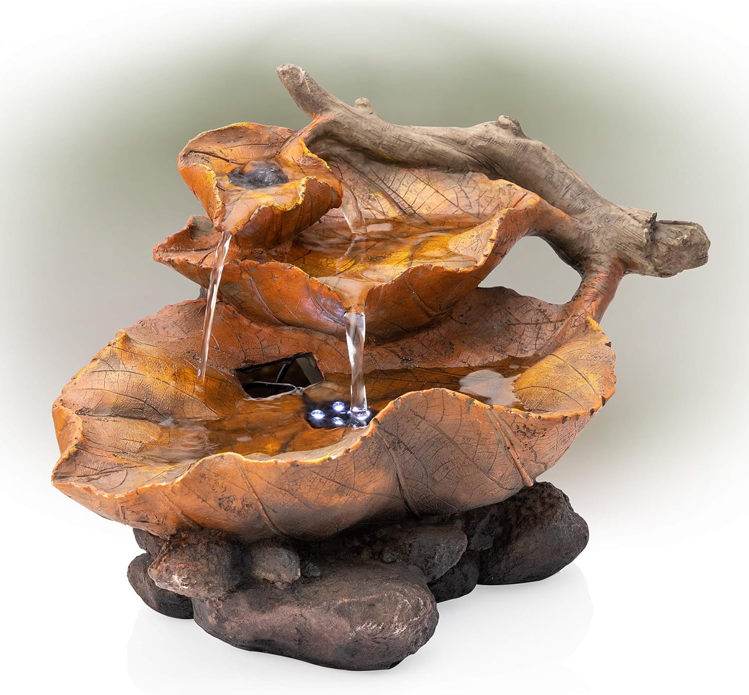 Alpine Corporation WIN622 Tabletop Fountain, Brown : Home & Kitchen