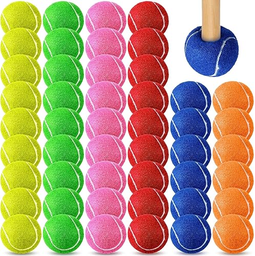 Poen 48 pelotas de tenis precortadas a granel para sillas, muebles, pelotas de tenis, sillas, protectores de suelo, cubiertas deslizantes para
