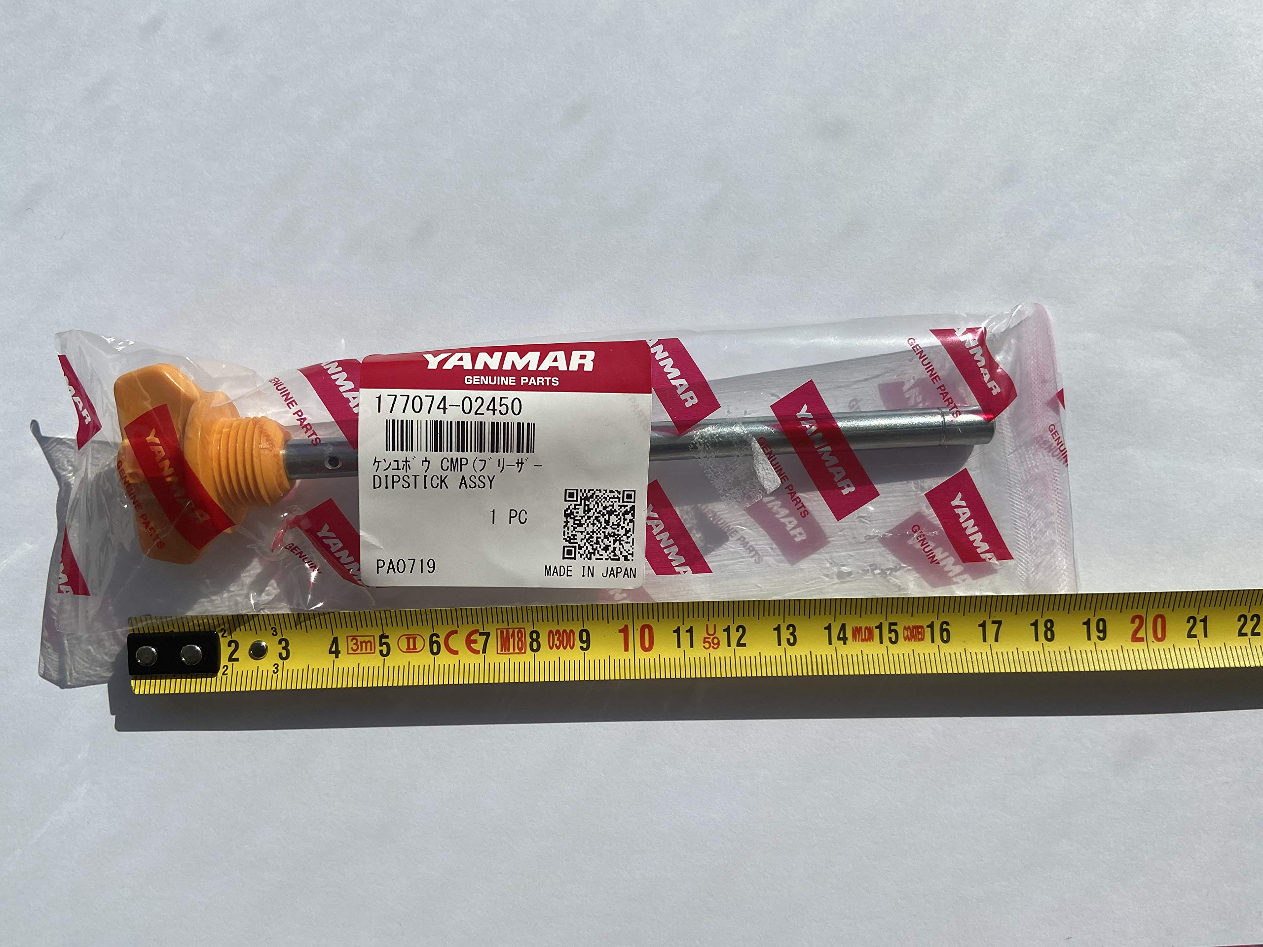 YANMAR Sensor de aceite Medidor de nivel de aceite Inversor 177074-02450 Mod.KM4A para automóvil