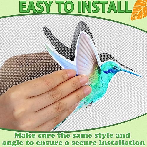 Miniatura 9 de Kanayu 6 imanes de puerta de colibrí para puerta magnética retráctil, imanes flexibles, decorativos de doble cara, suministros de puerta corrediza