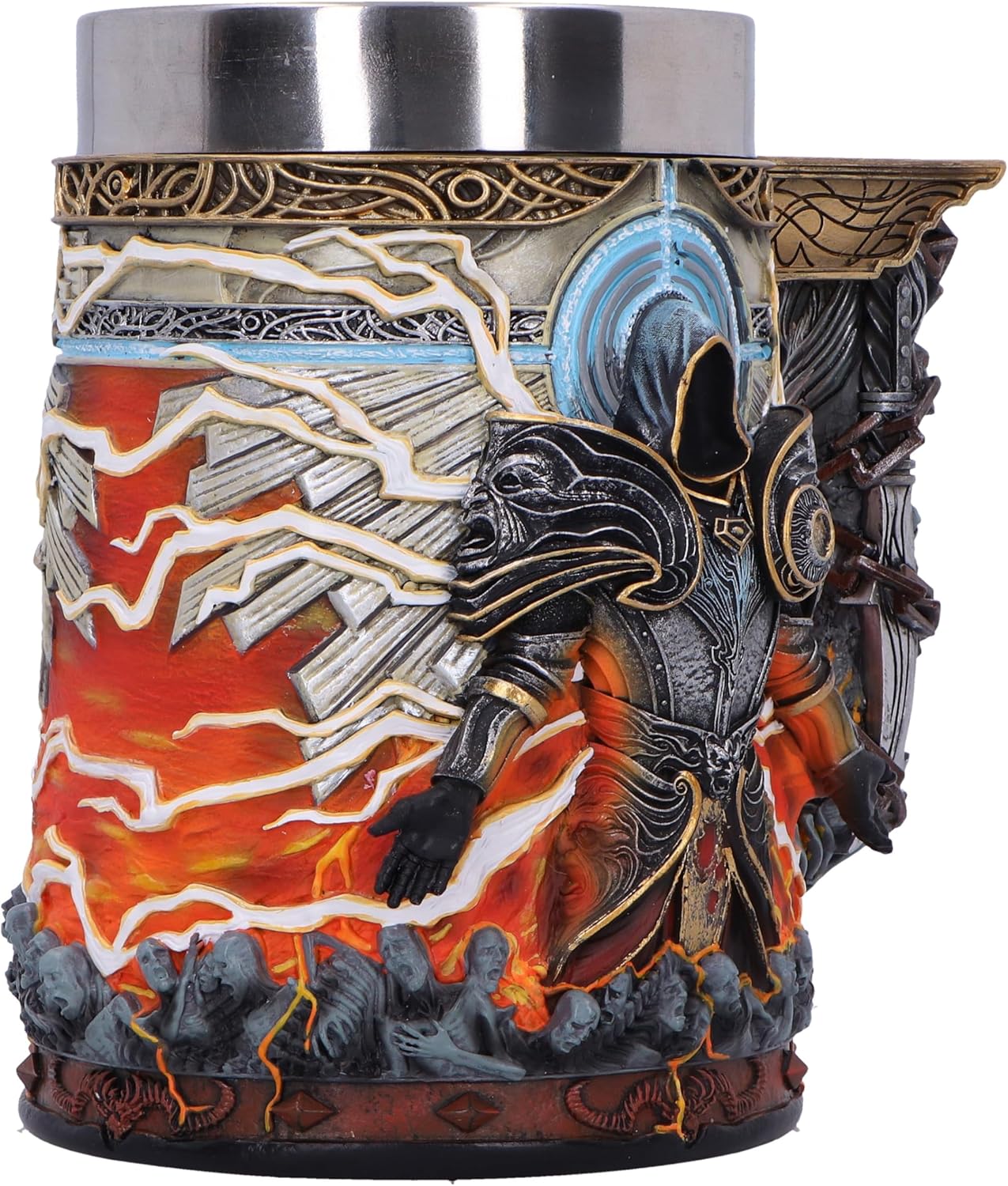 Nemesis Now Diablo® IV Inarius Tankard 15.5cm, Resin, Official Diablo® IV Merchandise, Diablo IV Collectible Beer Mug, Cast in The Finest Resin, Expertly Hand-Painted