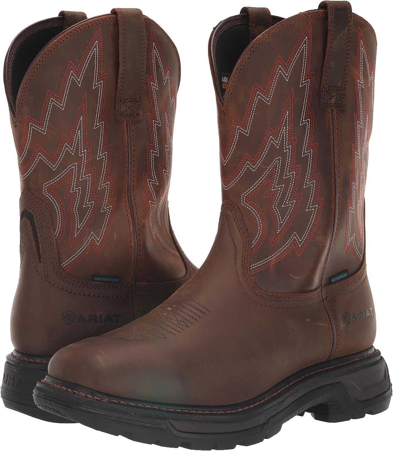 ARIAT mens Big Rig Waterproof Work BootWestern Boot - Image 7
