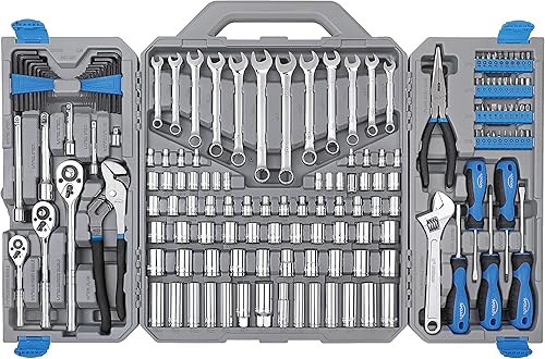 Vista 21 de Apollo Herramientas Juego de herramientas esenciales de 65 piezas con enchufes y herramientas más utilizadas para hacer reparaciones y mantenimiento