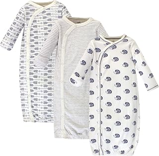Touched by Nature Unisex Baby Organic Cotton Kimono Gowns