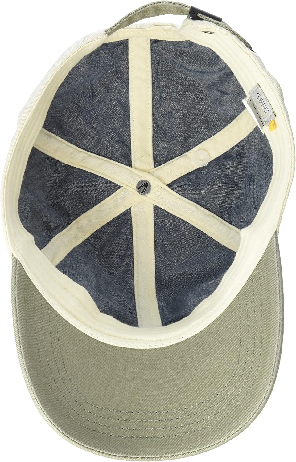 Camel Active Hommes Jaune Logo Coton Baseball Sergé Chapeau