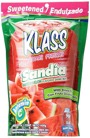 Klass LISTO Drink Mix, WATERMELON, 14.1-Ounce