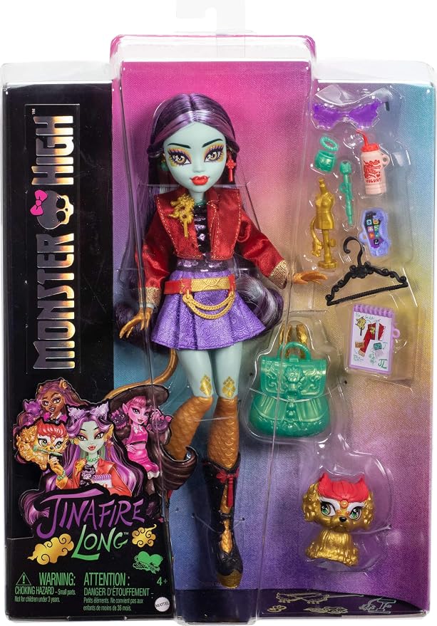 Muñeca Monster High Jinafire Long con Accesorios miniatura 6