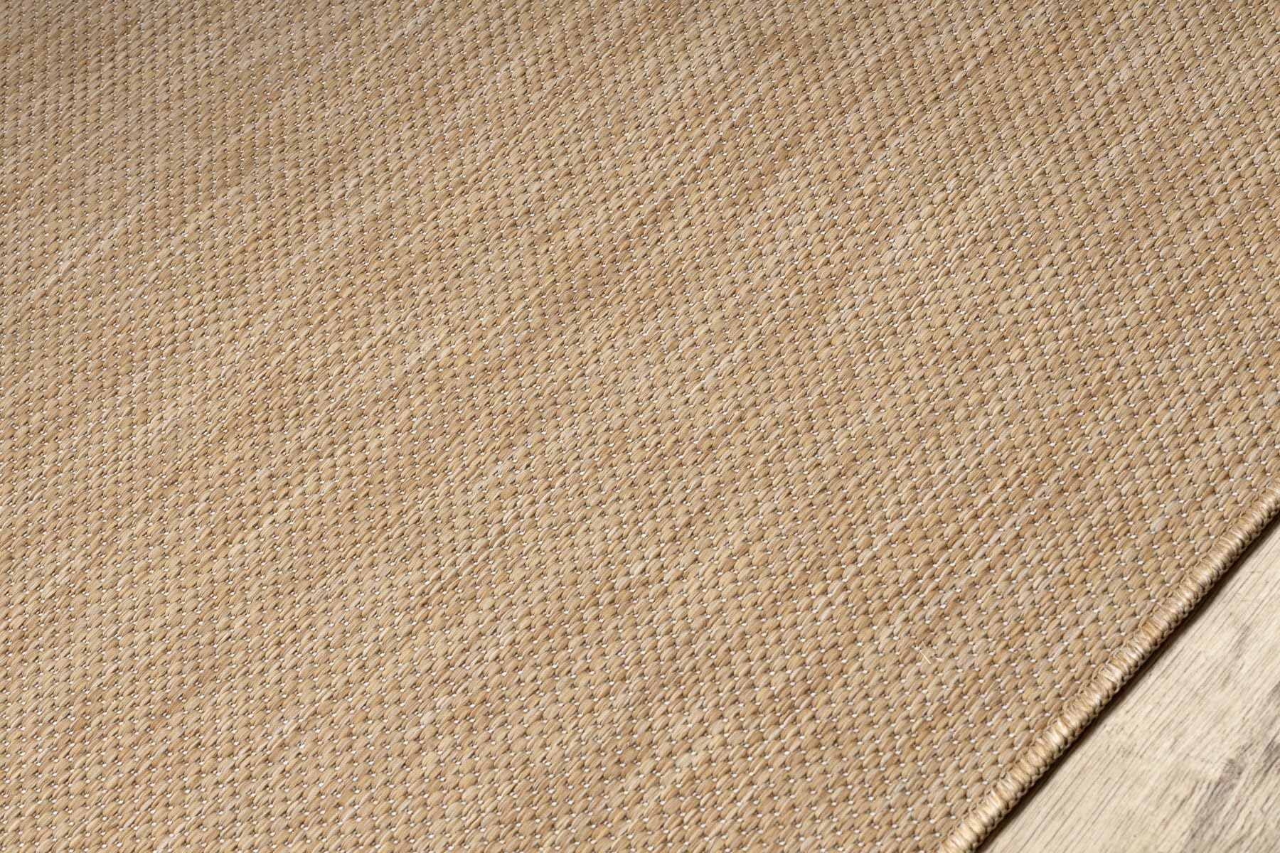 Bieżnik SISAL SION Melange płasko tkany Natural ekrü 80 cm 80 x 1300 cm beżowy