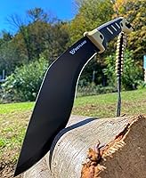 Vista 8 de WEYLAND Paquete de cuchillas tácticas: incluye nuestro cuchillo táctico, hacha de supervivencia y machete Kukri para bushcraft, camping, senderismo